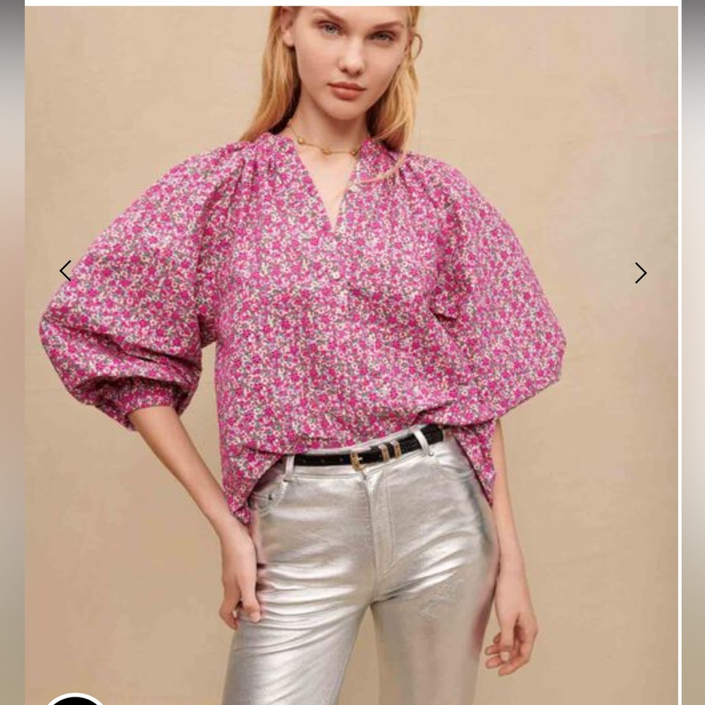 Maje Embroidered blouse